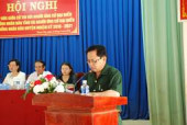 Ứng cử Đại biểu HĐND Tỉnh, Huyện tiếp xúc cử tri tại xã Thuận Phú, Thuận Lợi.