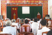 Hội nghị tổng kết công tác Đảng bộ xã Tân Tiến