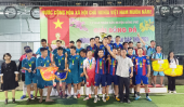 Đội bóng Kim Tín Gỗ Xanh vô địch giải bóng đá Mừng Đảng, mừng xuân Giáp Thìn 2024