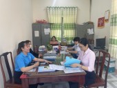 Ngân hàng Chính sách xã hội huyện Đồng Phú kiểm tra, giám sát kết quả hoạt động tín dụng chính sách tại xã Tân Phước