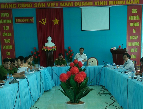 Phát biểu của Chủ tịch UBND huyện Trần Văn Vinh tại Hội nghị