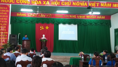 Phát biểu của Chủ tịch UBND huyện Trần Văn Vinh