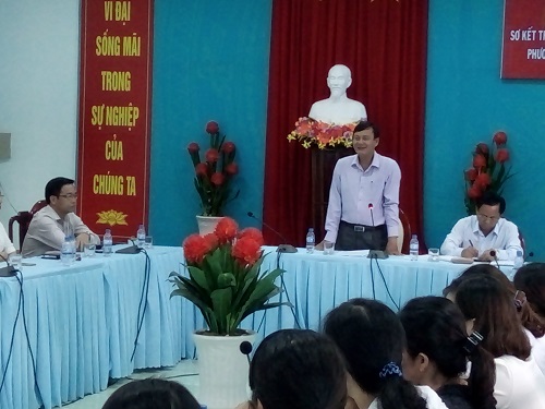 phát biểu chỉ đạo của Bí thư Huyện ủy Hà Văn Thành