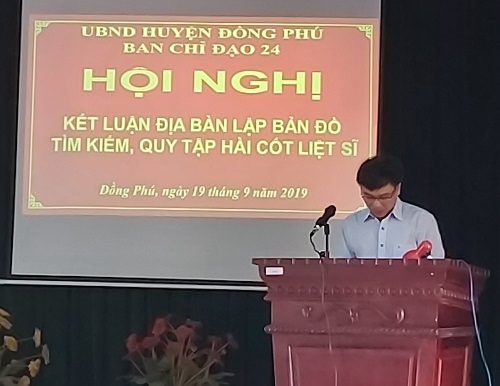 phát biểu của Phó Chủ tịch UBND huyện Nguyễn Khắc Vĩnh
