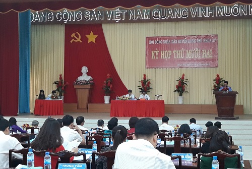 Huyện Đồng Phú: Tổ chức kỳ họp lần thứ Mười Hai, HĐND khóa XI.