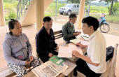 Ngân hàng Chính sách xã hội thực hiện kiểm tra, giám sát nguồn vốn tín dụng chính sách tại xã Thuận Lợi