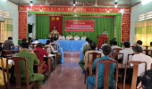 Đại biểu HĐND tỉnh, huyện tiếp xúc với cử tri xã Đồng Tâm