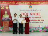 TAND huyện Đồng Phú đạt danh hiệu “Tập thể lao động xuất sắc”