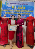 Hội LHPN xã Tân Hòa ra mắt Mô hình hỗ trợ phụ nữ khởi nghiệp
