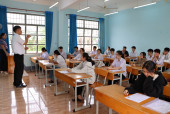 Các thí sinh ở Đồng Phú sẵn sàng cho kỳ thi tốt nghiệp THPT
