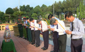 Đồng Phú viếng nhà bia tưởng niệm các anh hùng liệt sĩ nhân dịp 27-7