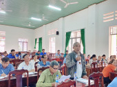 Thị trấn Tân Phú đối thoại giữa người đứng đầu cấp ủy, chính quyền với nhân dân