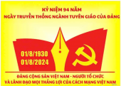 KỶ NIỆM 94 NĂM NGÀY TRUYỀN THỐNG NGÀNH TUYÊN GIÁO (01/8/1930 - 01/8/2024) “Ban Tuyên giáo Huyện ủy Đồng Phú với Chuyển đổi số trong tình hình mới”