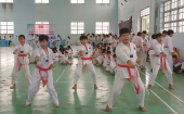 Đồng Phú: 296 võ sinh môn Taekwondo tham dự kỳ thi thăng cấp