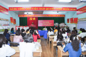Sở GD&ĐT họp Tổ Mạng lưới chuyên môn mầm non cấp tỉnh tại Trường mầm non Thuận Phú