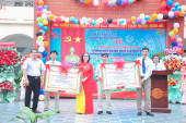 Trường TH&THCS Tân Hòa đạt chuẩn quốc gia