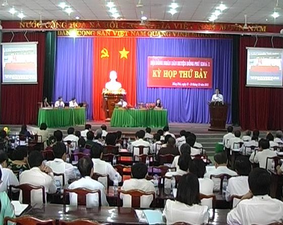 Kỳ họp thứ bảy HĐND huyện Đồng Phú khóa X
