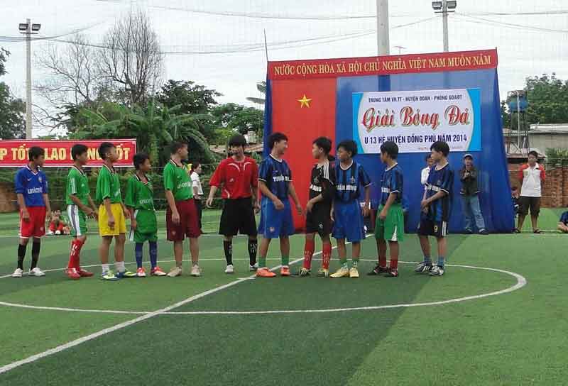 Đồng Phú tổ chức thành công giải U13 hè năm 2014