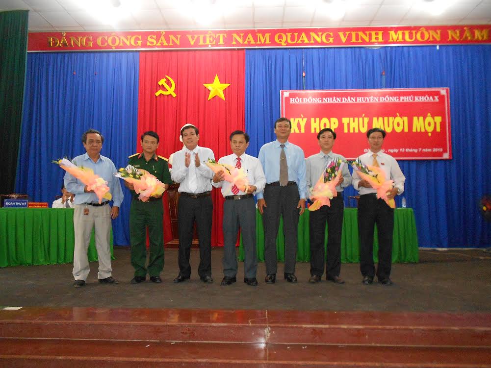 Kỳ họp bất thường Hội đồng nhân dân huyện Đồng Phú: Bầu các chức danh chủ chốt của HĐND, UBND.