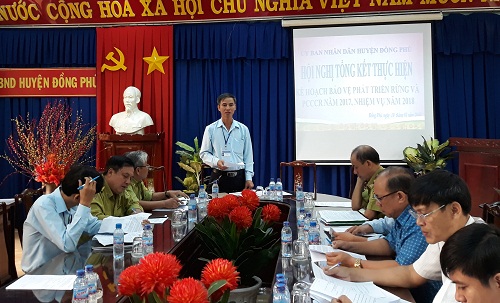 Phó Chủ tịch UBND huyện Nguyễn Văn Tặng phát biểu chỉ đạo tại Hội nghị